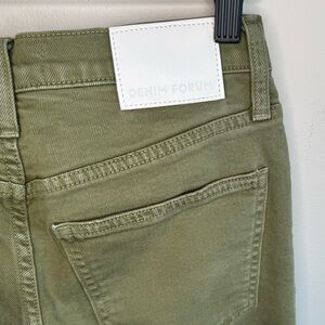 Denim Forum Olive Green Women's Jeans